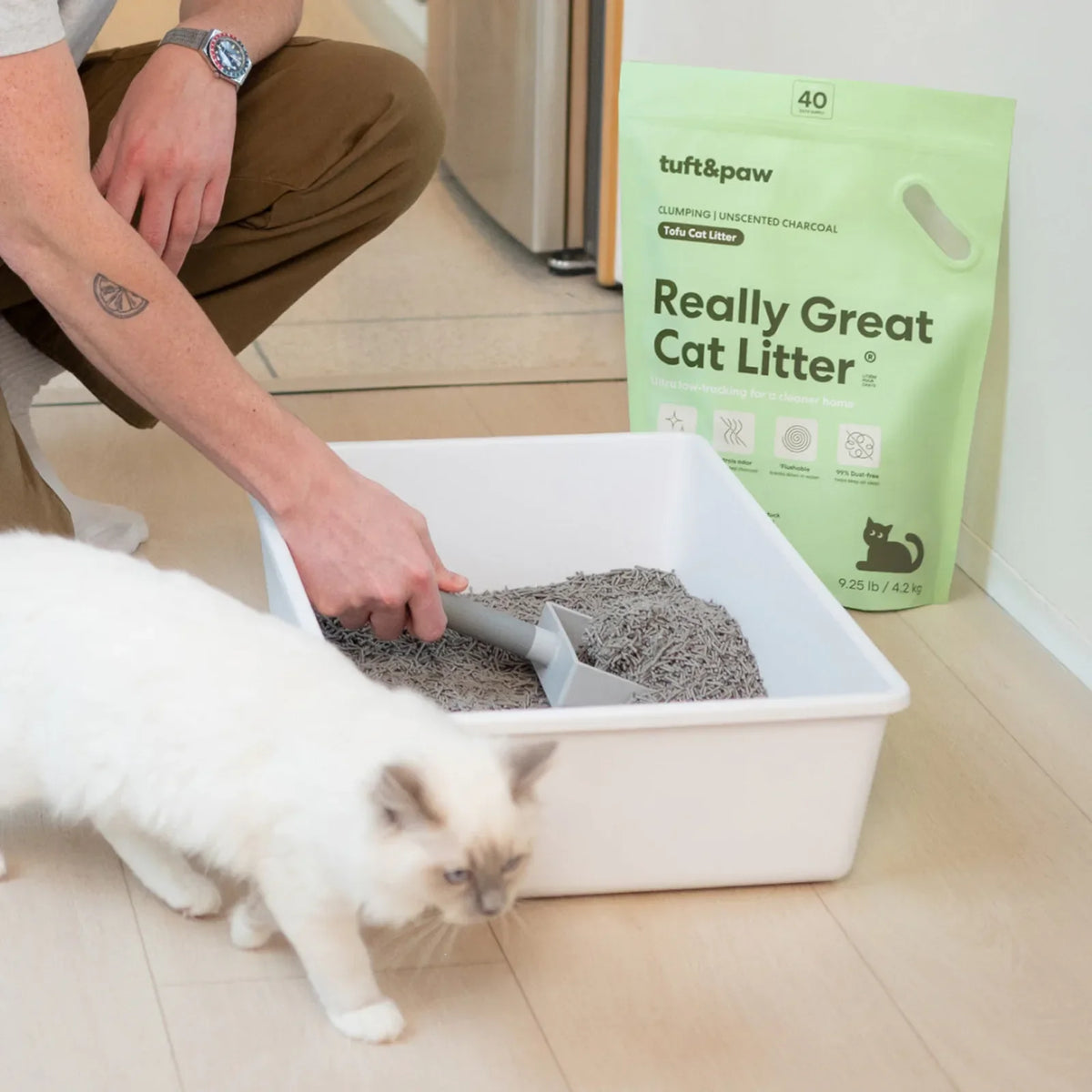 [Formula:Unscented] Really Great Cat Litter - Tuft and Paw