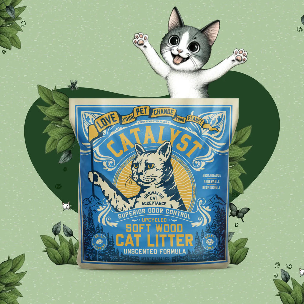 Unscented Softwood Clumping Cat Litter product view 1