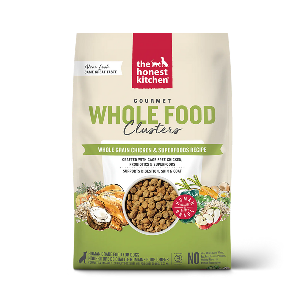 Whole Grain Chicken Dry Dog Food Made from Roasted Whole Food Clusters for Daily Meals and Training main product image