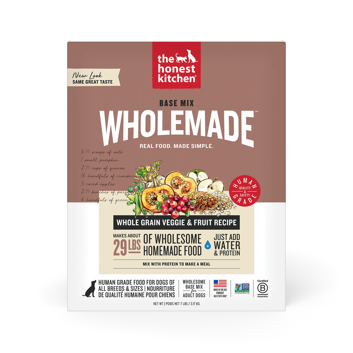 Whole Grain Veggie & Fruit Wholemade Base Mix product image 1