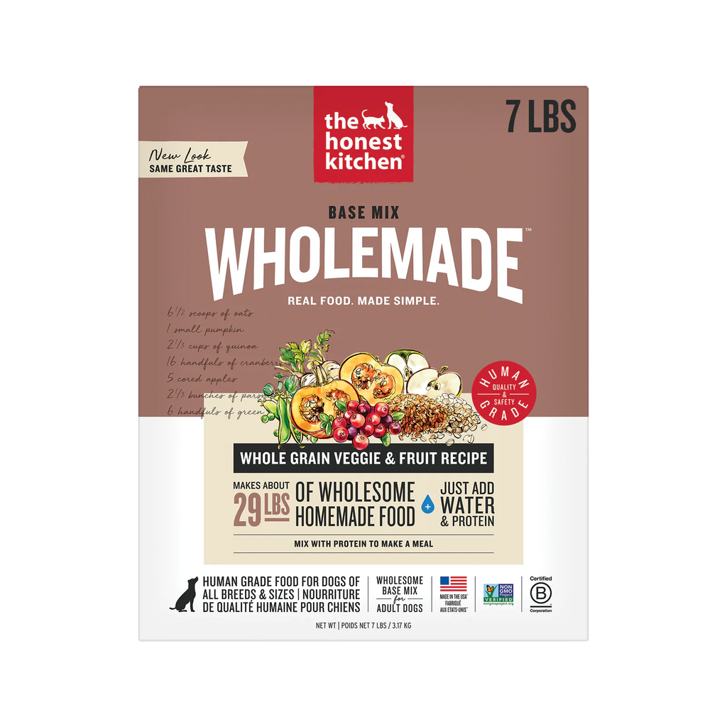 Wholemade Base Mix Dehydrated Dog Food from The Honest Kitchen Whole Grain Veggie &amp; Fruit ::7-lb